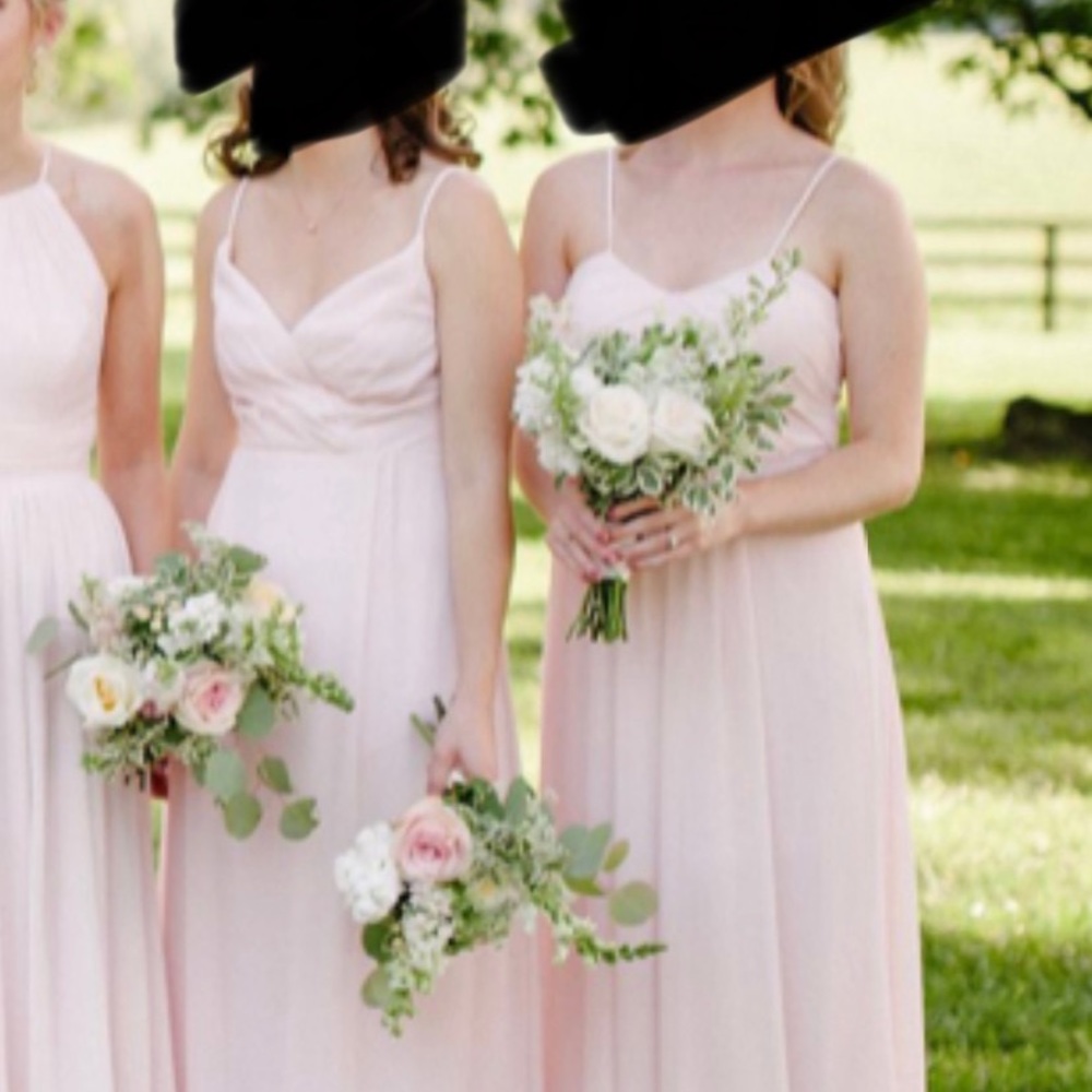 Pink bridesmaid dress - Bill Levkoff